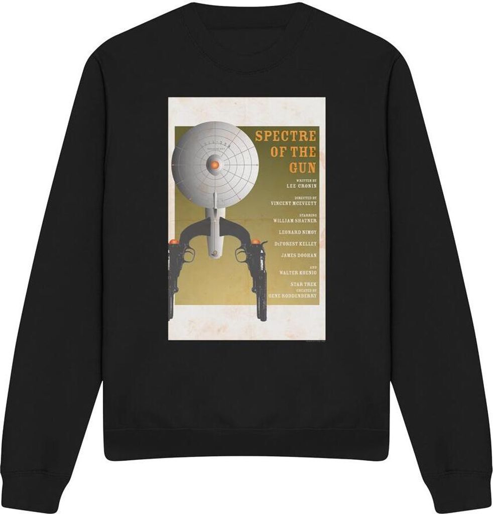 Star Trek - "The Original Series Episode 61" Sweatshirt für Herren/Damen Uni TV11630 (L) (Schwarz)