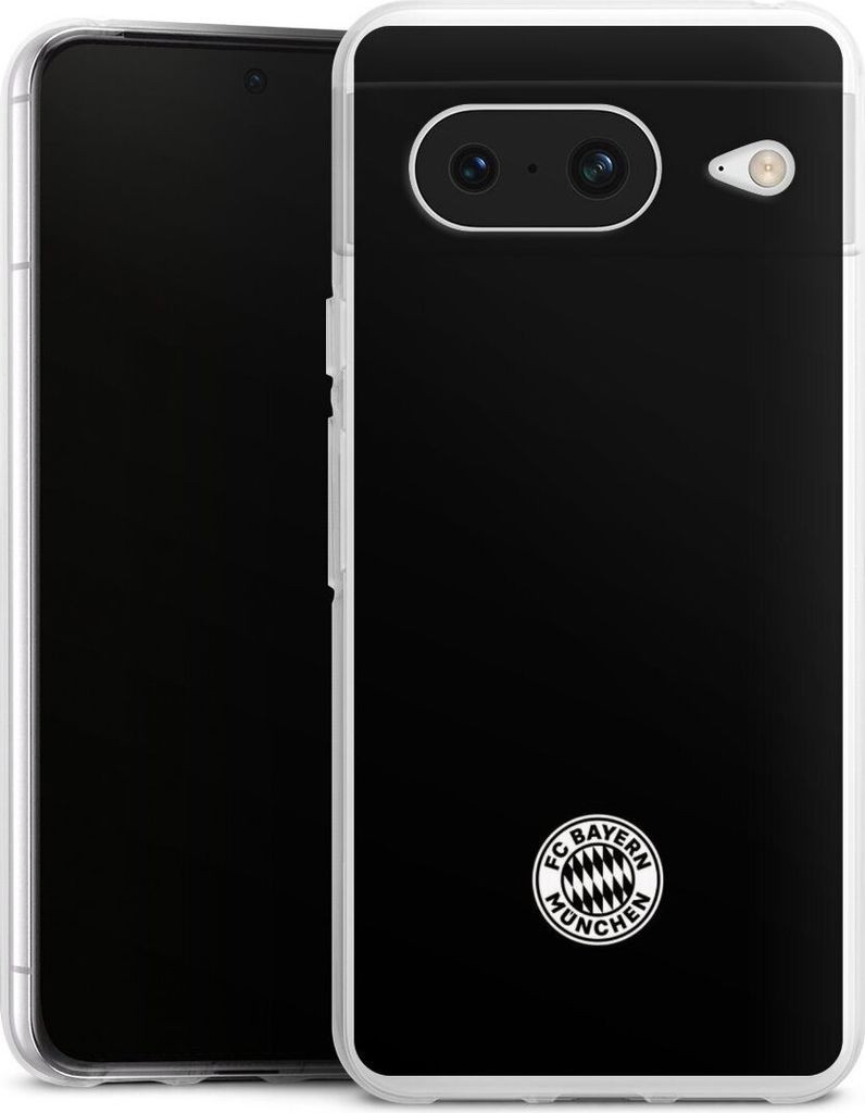 DeinDesign Handyhülle für Google Pixel 8 Silikon Hülle Case Smartphone Schutzhülle FC Bayern München FCB Offizielles Lizenzprodukt