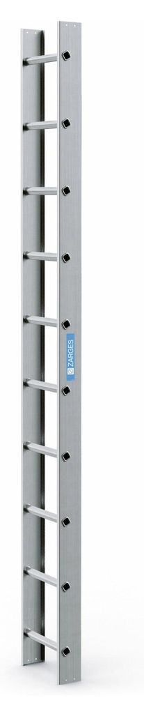 Zarges Dachleiter 10 Sprossen alu natur Produktbild 