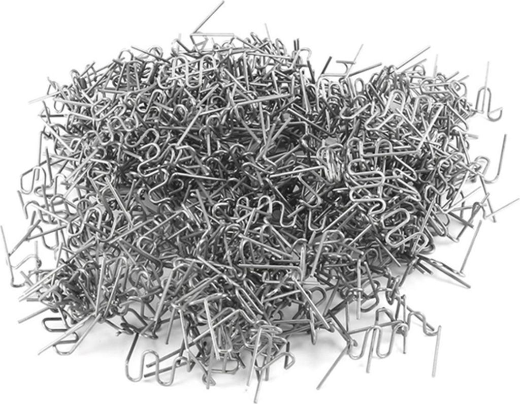 Universal 100 Teile/satz Vorgeschnittene 0,6mm-0,8mm Heißer Flache Heftklammern Für Kunststoff Hefter Reparatur Schweißer reparatur werkzeug