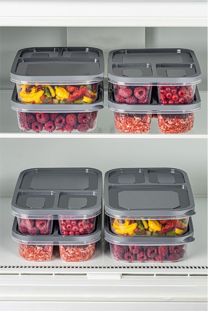 Hermia Concept, 8Lidkdrtgn1 - 18 - Anthracite, Aufbewahrungsbox-Set (8-teilig), Anthrazit, 100 % KUNSTSTOFF, 15 x 24 x 5 cm