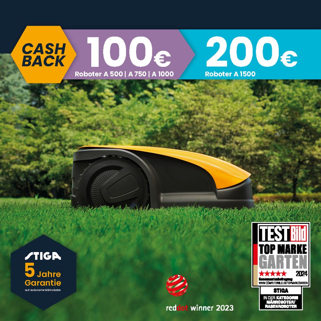 STIGA Rasenroboter A 500, kabellos, autonom, für Produktbild 2