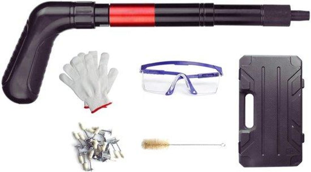 Handmatig Mini-Stahl-Nagelpistool - 4-Gang - Verstelbares Klinknagelpistool - Nagelwandbesteigungswerkzeug Für Wandanker - Met Draadsleuf - Für H...