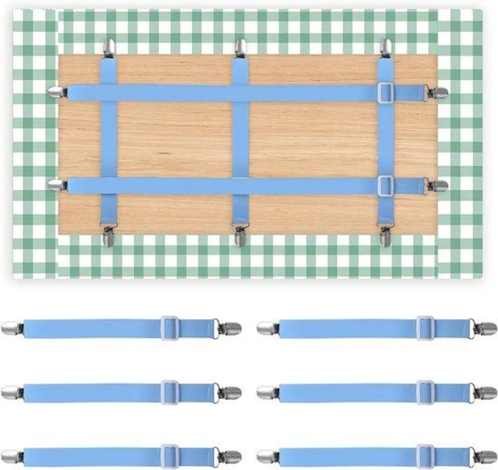 Pinces élastiques de fixation réglables pour camping et bâche lot de 4