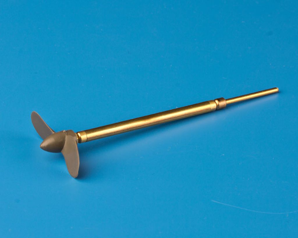 Krick Schiffswelle 4x90 mm / M2 mit Schiffsschraube