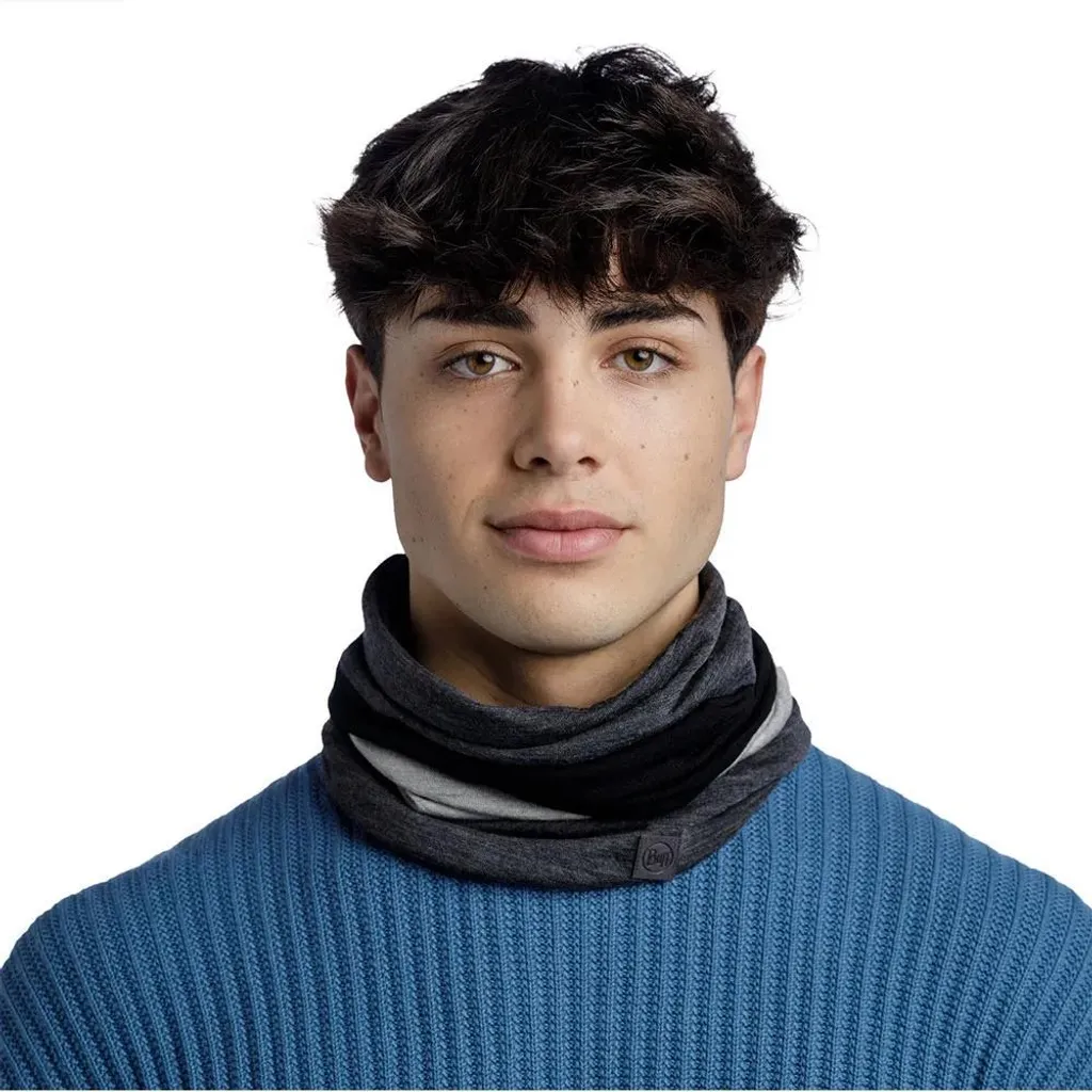 Buff Merino Move Graphite - Tour de cou anti-froid et sans odeurs