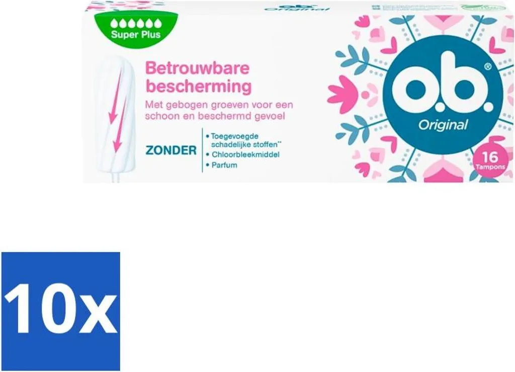 o.b. Original Super Plus Assorbenti Interni 160pz - Confezione Multipla