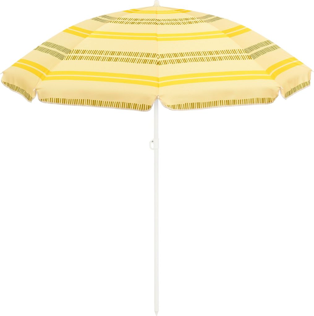 Mica Decorations Stripe Strandschirm - H180 x Ø160 cm - Gelb