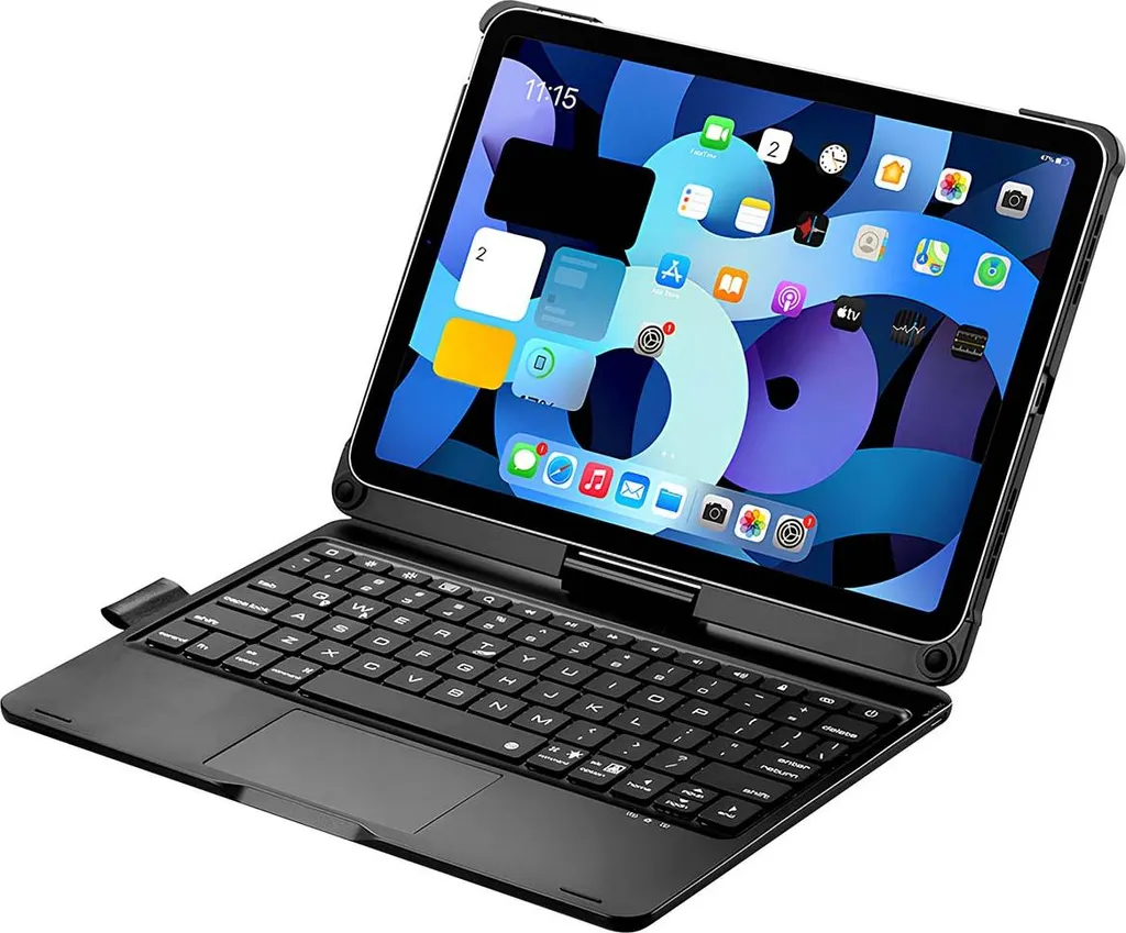 Urban Factory LUMEE iPad Pro 11 Case - Tastiera Luminosa 360 con Touchpad