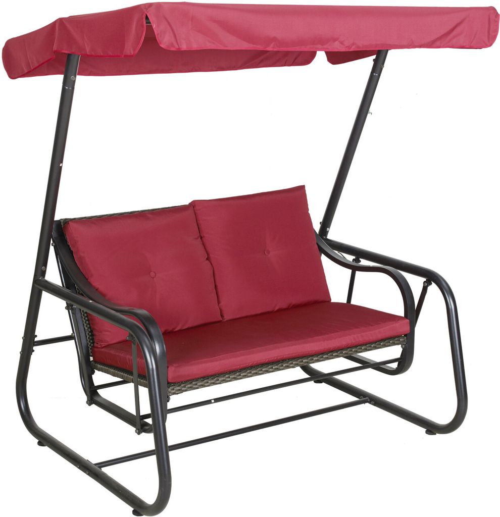 Primaster Hollywoodschaukel Torino rot Kaufland.de