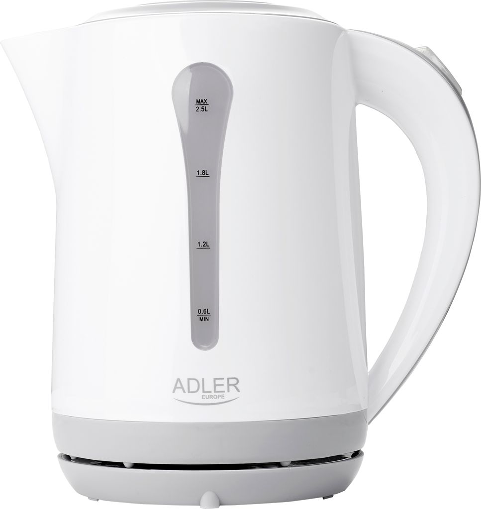 Adler AD 1244 Wasserkocher 2 5 l 2200 W Weiß Produktbild 