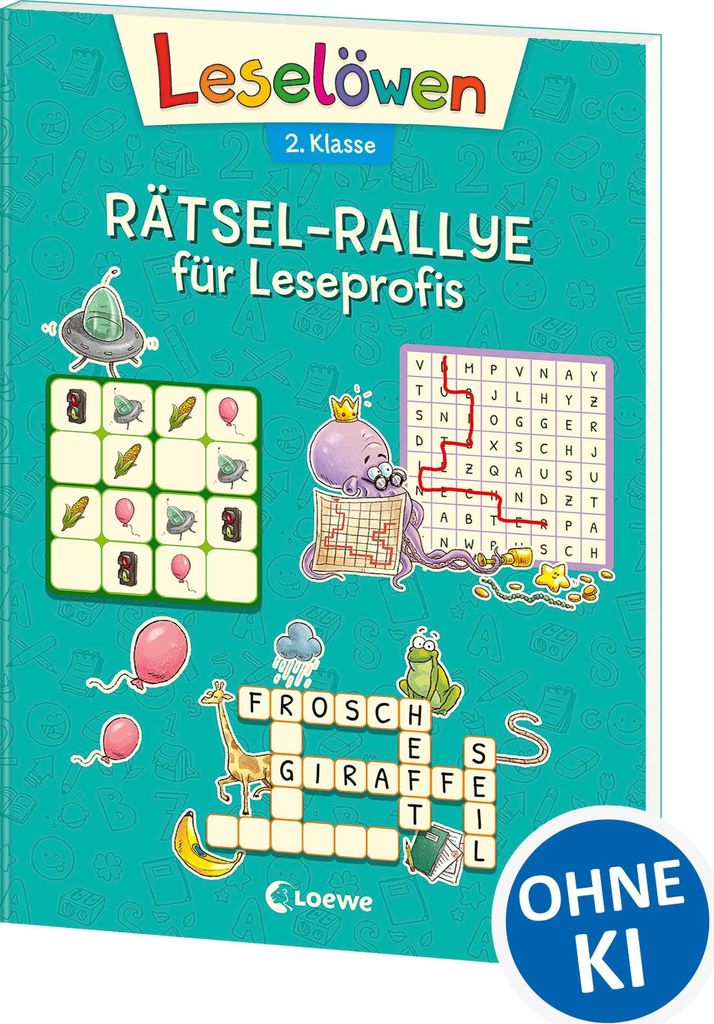 Leselöwen Rätsel-Rallye für Leseprofis - 2. Klasse (Türkis) Produktbild 