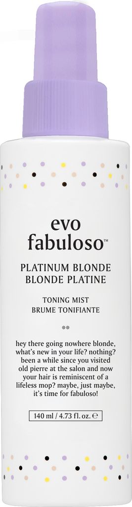 Evo Fabuloso Toning Mist Platinum Blonde 140ml