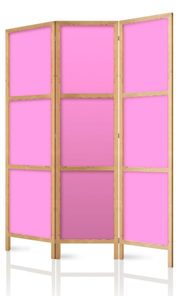 framed concept Paravent Raumteiler aus Holz 135x172 cm, 3-teilig, einseitig, im orientalischen Stil