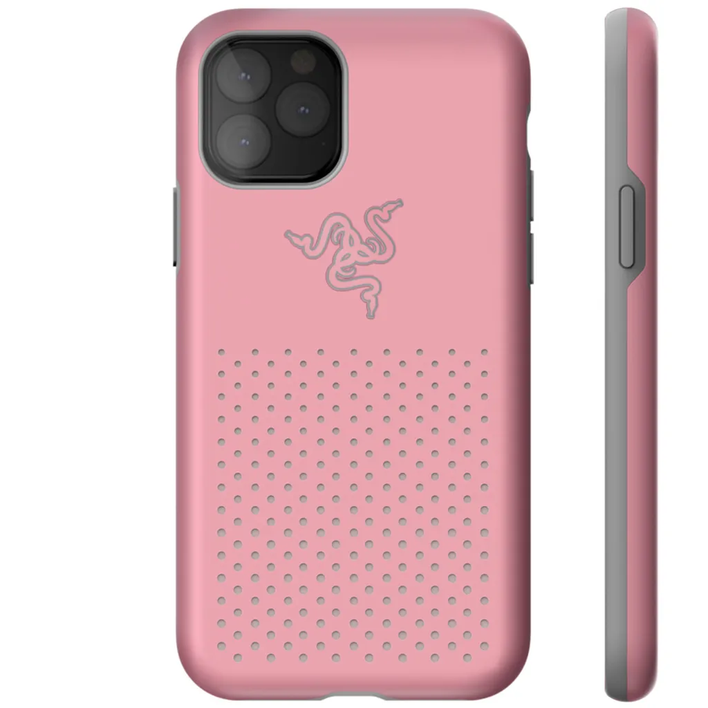 Scocca Vetro Posteriore iPhone 11 Pro Max Rosa - Kit Ricambio Big Hole