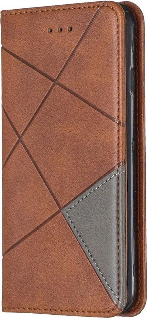 iPhone SE (2022/2020), iPhone 8 / 7 Hülle - Coverup Geometric Klapphülle - Dunkelbraun