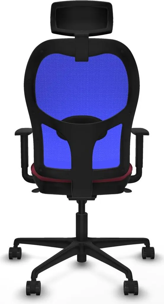 Chaise de bureau contre le mal de dos rouge grenat 1D036N2 Piqueras y Crespo