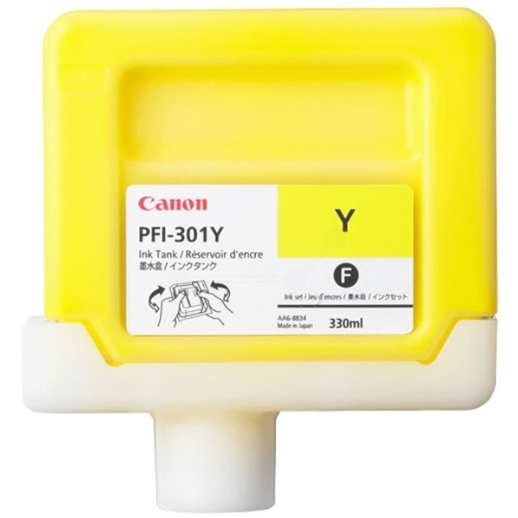 Canon PFI-301Y Druckerpatrone 1 Stück(e) Original Gelb