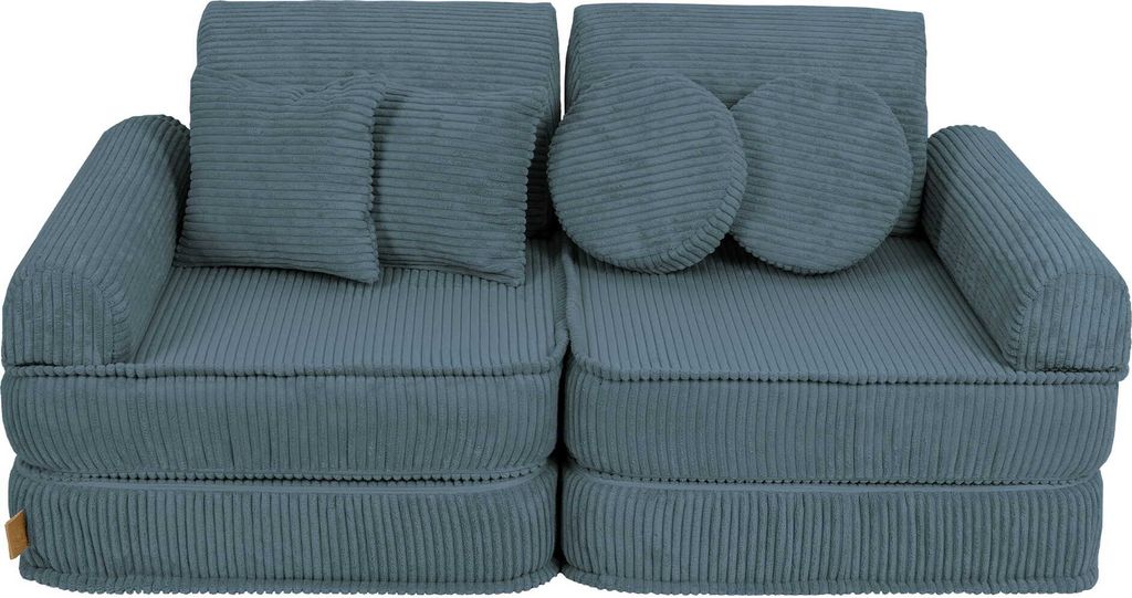 Detská modulárna pohovka Pocket 120 cm z kockovaného Obrázok produktu 