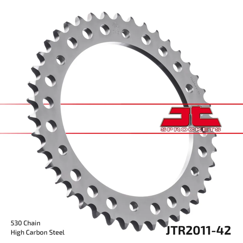 Pignon Arrière Kettenrad 42Z 530 SI pour Chaîne Moto Renforcée Haute Qualité