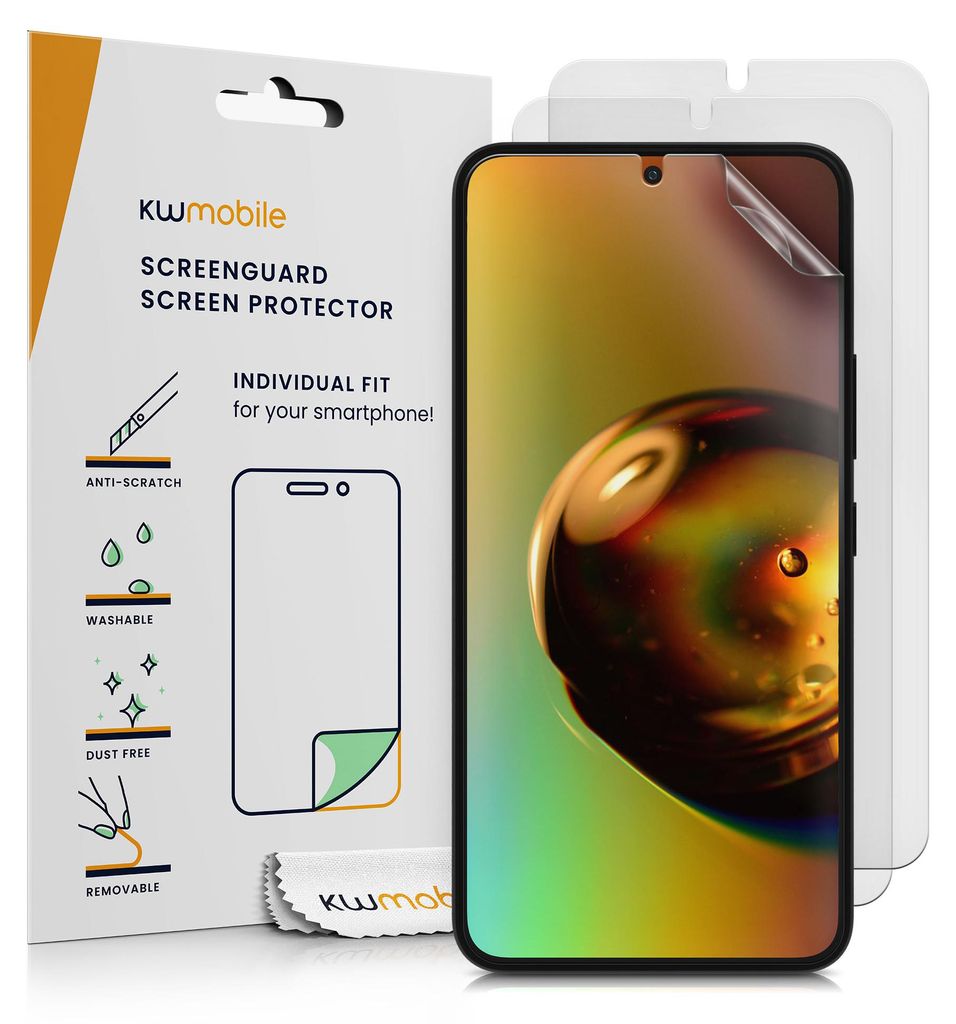 kwmobile 3x Folie matt kompatibel mit Samsung Galaxy S22 - Displayschutzfolie Schutzfolie - Displayschutz Displayfolie entspiegelt