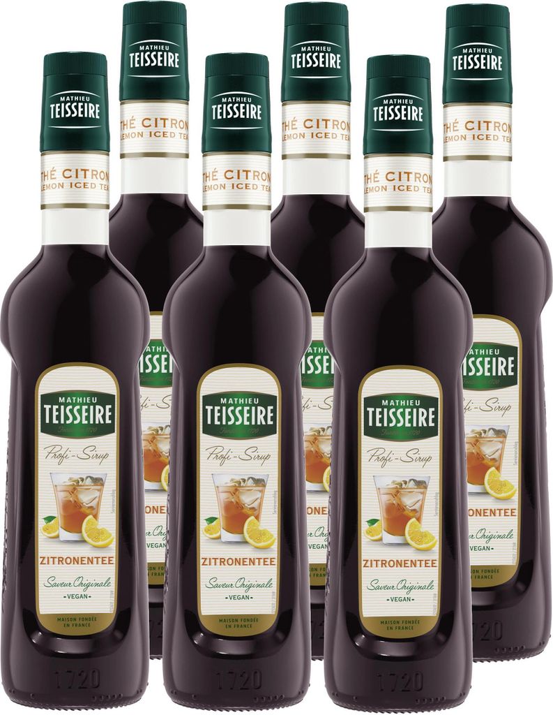 Mathieu Teisseire Getränke-Sirup Zitronentee 0,7L (6er Pack)
