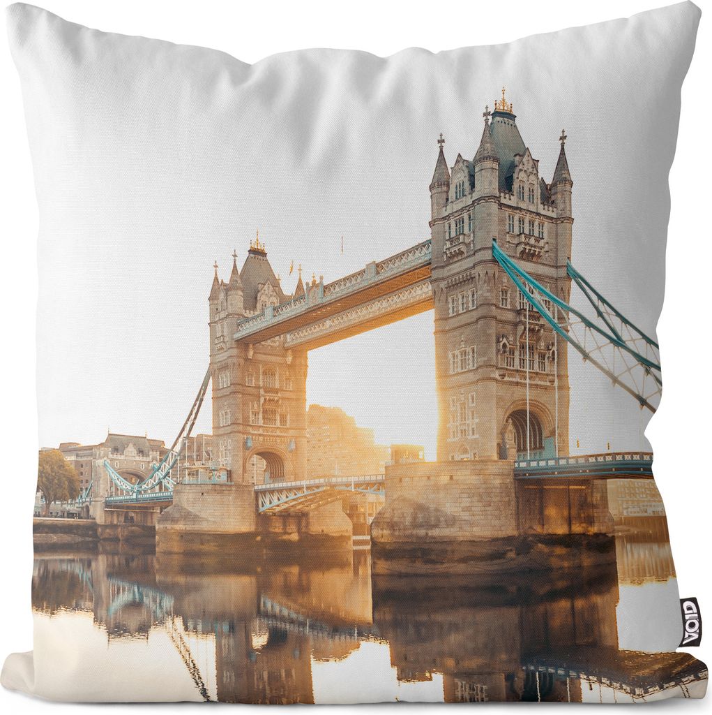 VOID The Tower Bridge London Brücke Kissenbezug Kissenhülle sofa couch wohnzimmer dekoration wasserfest Outdoor Garten Kissen bezug deko
