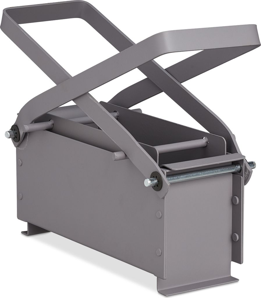 Relaxdays Papierbrikettpresse, Papierpresse für Briketts, Produktbild 
