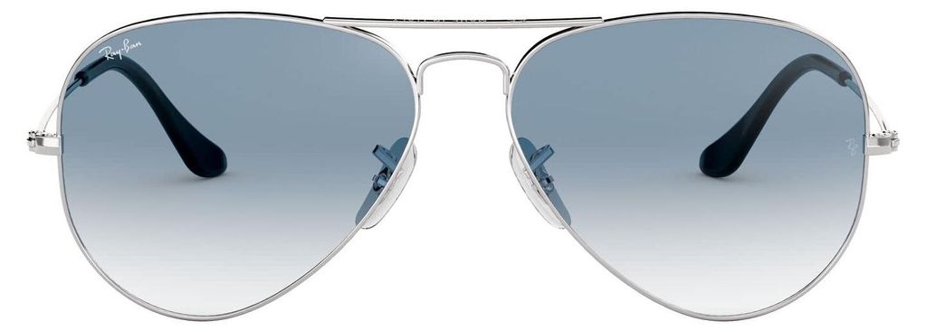 Ray-Ban Large Metal zilverkleurig met witte glazen Productafbeelding 