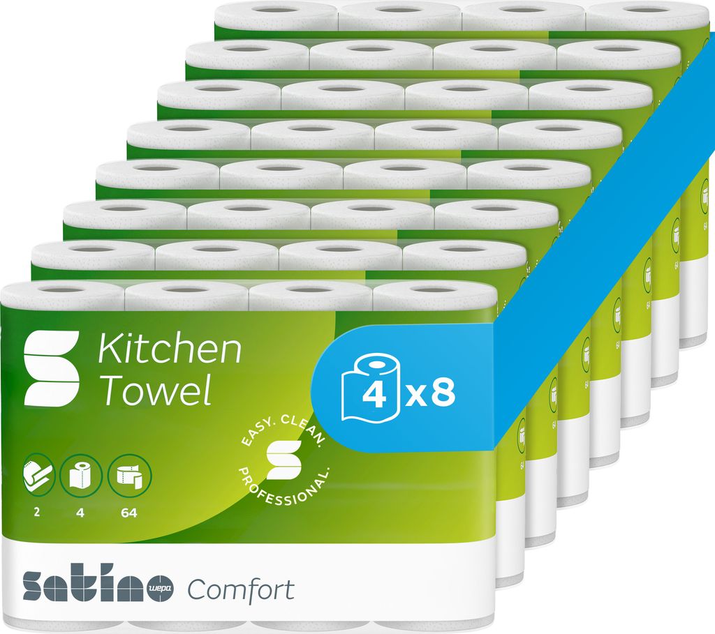 Satino Küchenrolle 2-lagig – extrem saugstark, extra Produktbild 