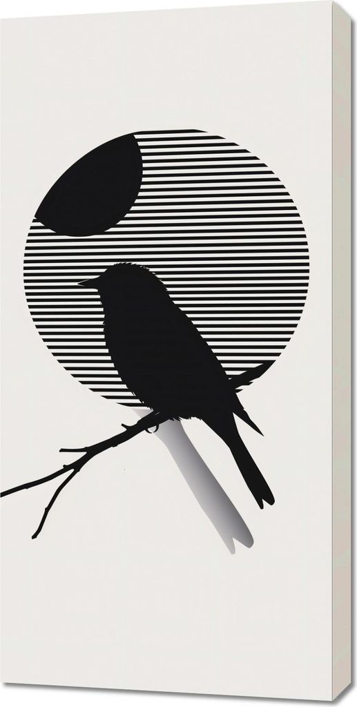 Bild 50x100cm Kontrast der Schlankheit