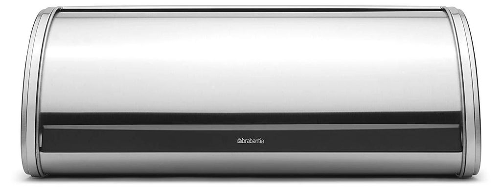 Brabantia Matt Steel Roll Top Bread Bin, Prostokątny, Stal Zdjęcie produktu 
