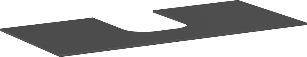hansgrohe Xevolos E Konsole, 1 Ausschnitt mittig, 1180x550mm, 54210760