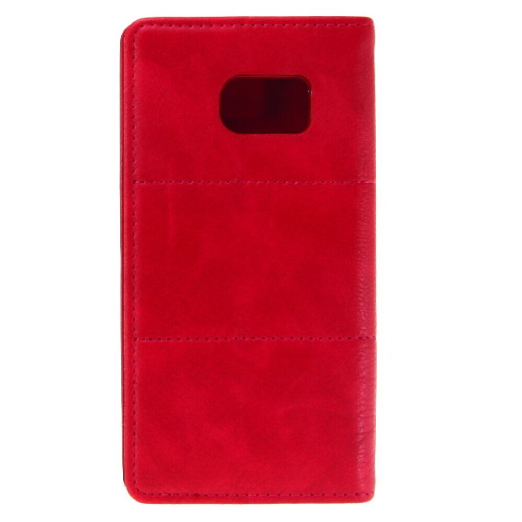 Book Case Handyhülle für Galaxy S6 Edge Pink 4250710565498