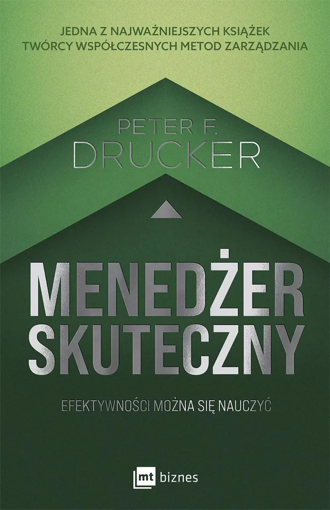 Livre de Management en Polonais Menedżer skuteczny Peter Drucker