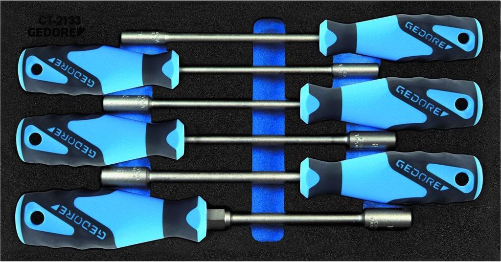 GEDORE 1500 CT1-2133 Steckschlüssel-Satz in Check-Tool-Modul, 2309122