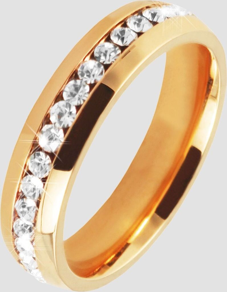Akzent Damen-Ring aus Edelstahl
