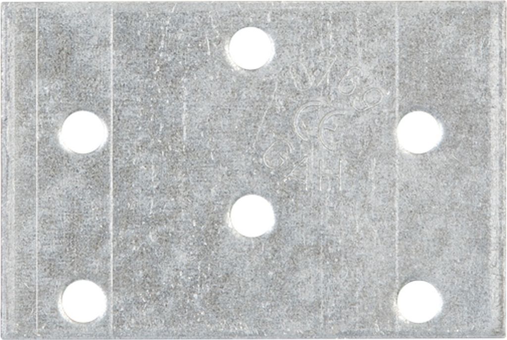 Gustav Alberts Flachverbinder EN 14545:2009-2 60x40mm Stahl roh sendzimirverzinkt - 331412