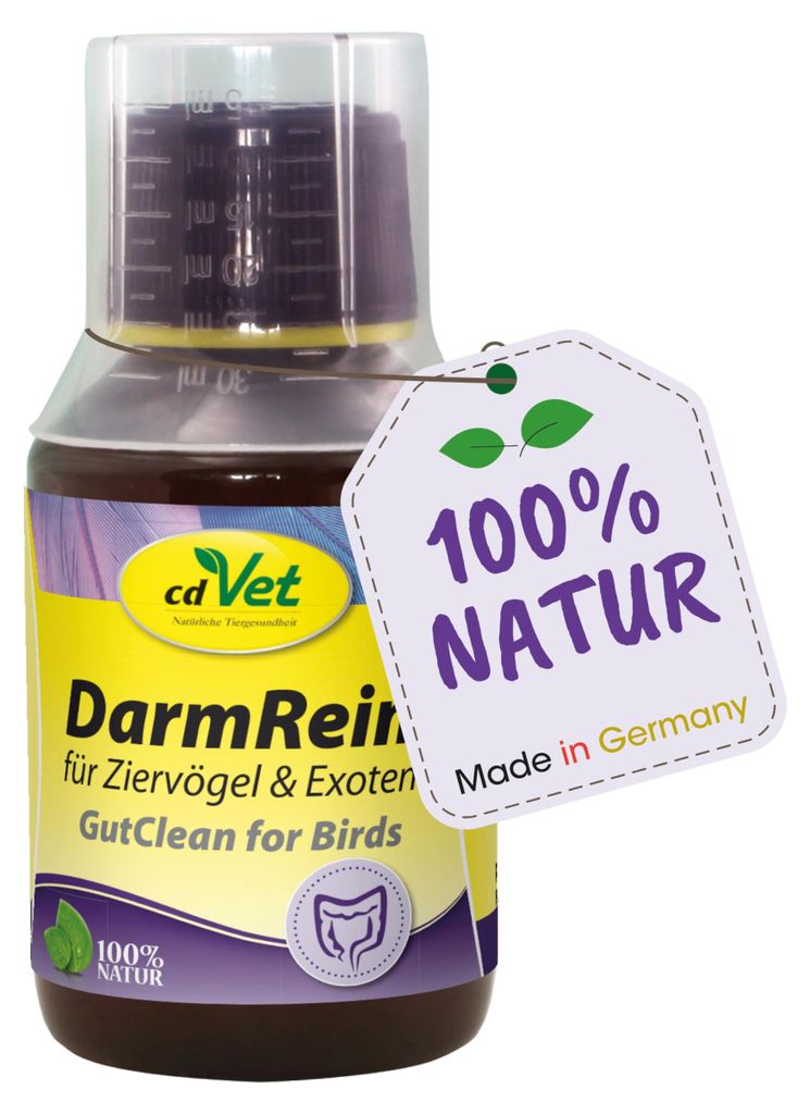 Cdvet DarmRein Ziervogel 100 ml - 1 litro Immagine del prodotto 