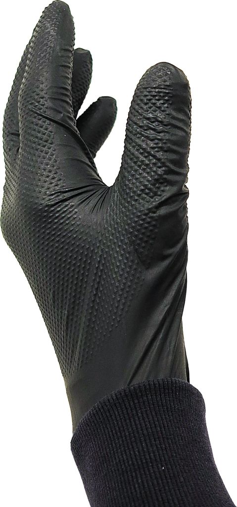 Gogrip PRO Nitril-Handschuhe, Schwarz, L, 50 Stk. Produktbild 1