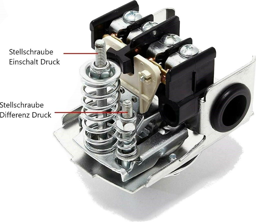 CHM GmbH®  Druckschalter einstellbar bis max. 5,5 bar Druck Produktbild 5