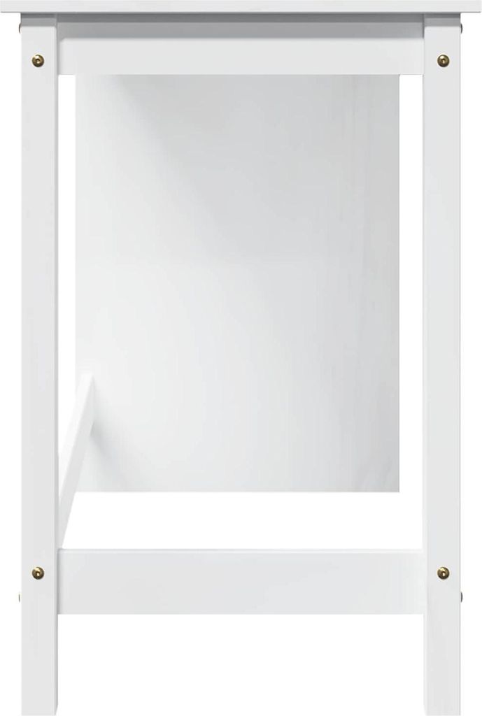 (Robust Möbel)Schreibtisch Weiß 112x50x75cm Massivholz Kiefer - Schreibtische DEMöbel3264419