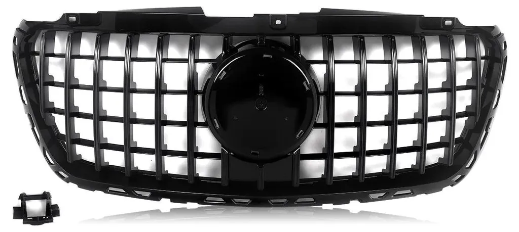 Réparer calandre usée avec cette grille avant d'origine noir brillant