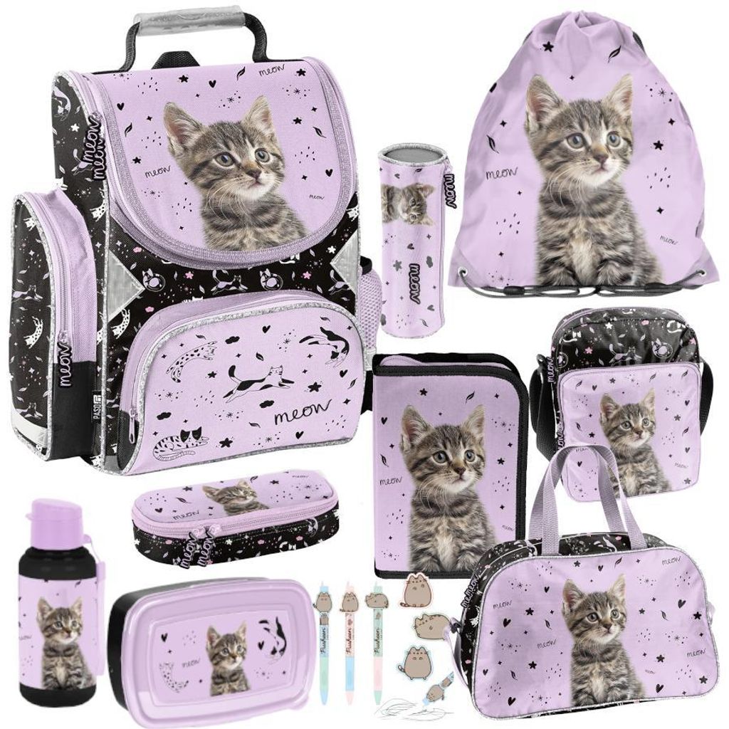 Mega Set scolaire XXL – Chat : ensemble de 10 pièces pour Image du produit 