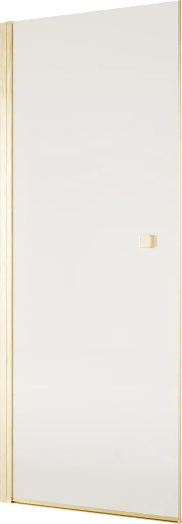 Aménager une Douche Élégante avec la Porte Pivotante 90x180 Or Brossé