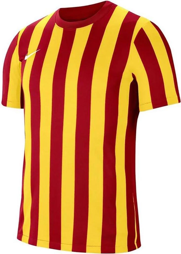 Nike Striped Kurzarm-t-shirt Rot L Herren Rot L Produktbild 
