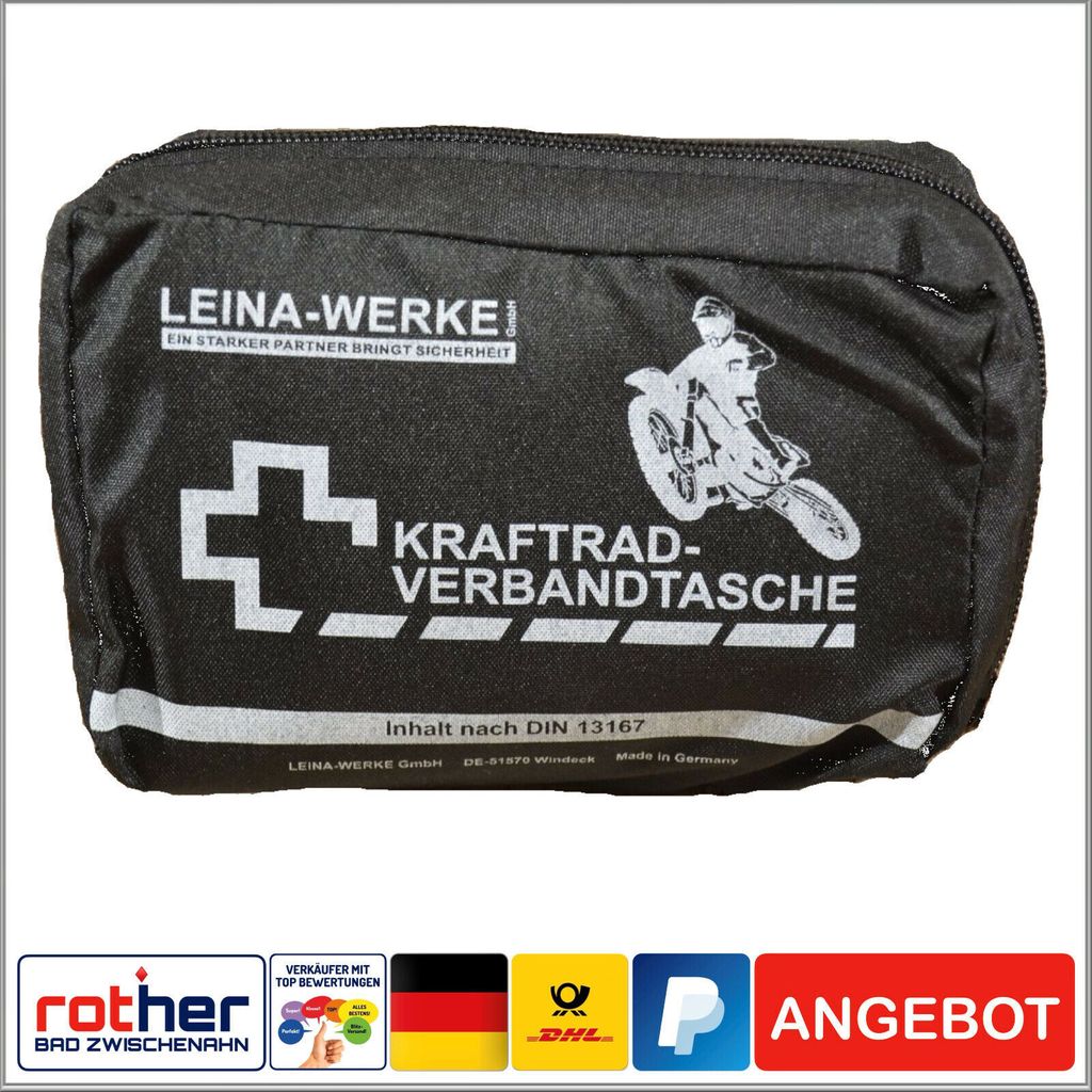 Erste Hilfe Set, Verbandtasche Kraftrad, Motorrad Produktbild 