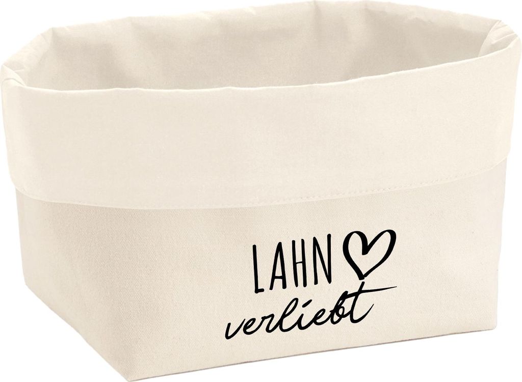 Huuraa Organizer Lahn verliebt 8 Liter Large Canvas Baumwolle Utensilo Geschenkidee