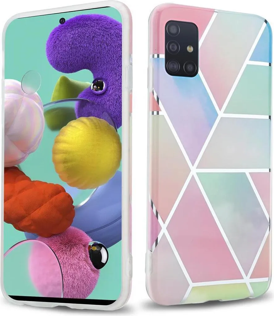 Cadorabo Custodia Samsung Galaxy A51 5G Rosa TPU - Protezione Slim Morbida