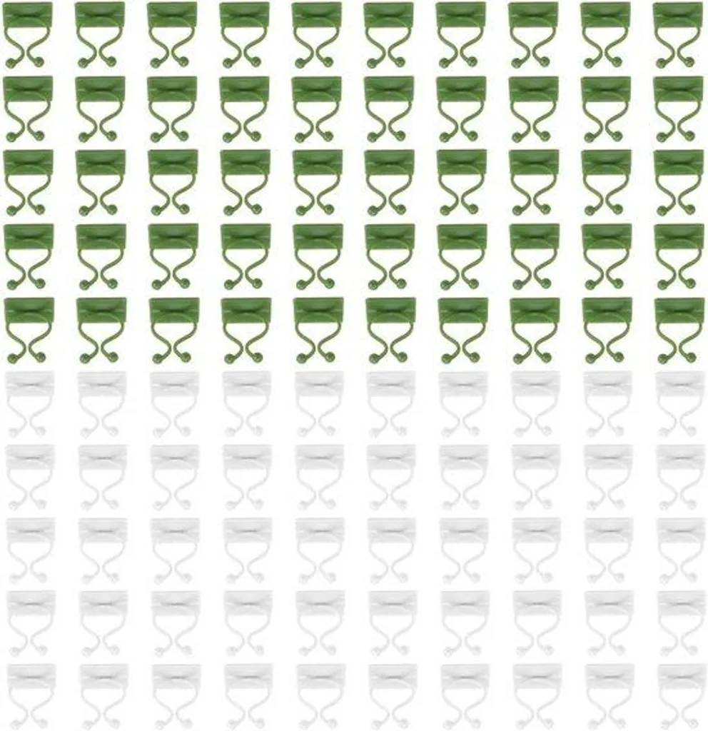 Pinces pour plantes de jardin anti-casse supports de fixation lot de 100